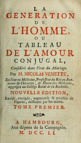 La generation de l'homme