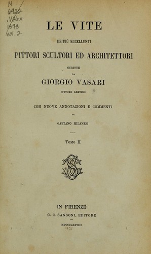 Le opere di Giorgio Vasari