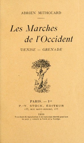 Les marches de l'Occident