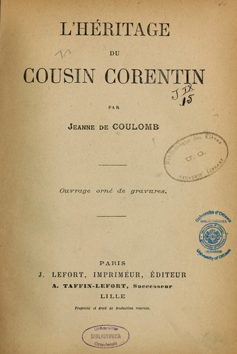 L'héritage du cousin Corentin