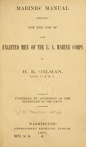 Marines' manual