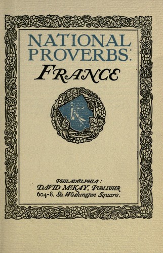 National proverbs: France