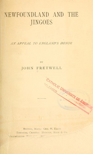 Newfoundland and the Jingoes