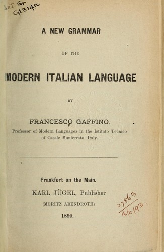 A new grammar of the modern Italian language