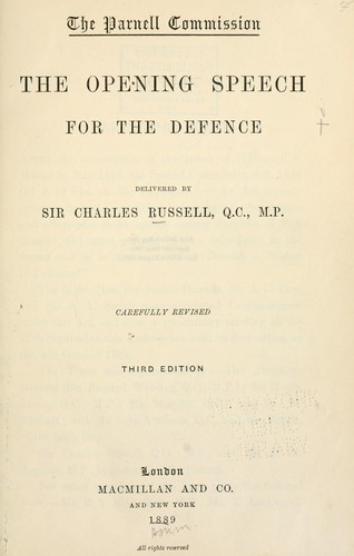 The Parnell commission.