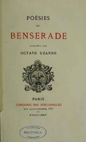 Poésies de Benserade