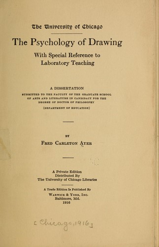 The psychology of drawing