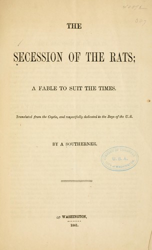 The secession of the rats