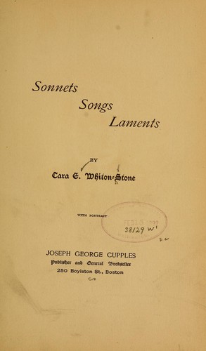 Sonnets, songs, laments
