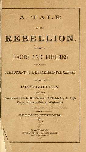 A tale of the rebellion.