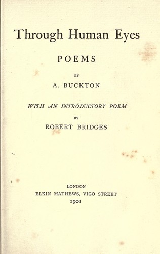 Through human eyes, poems