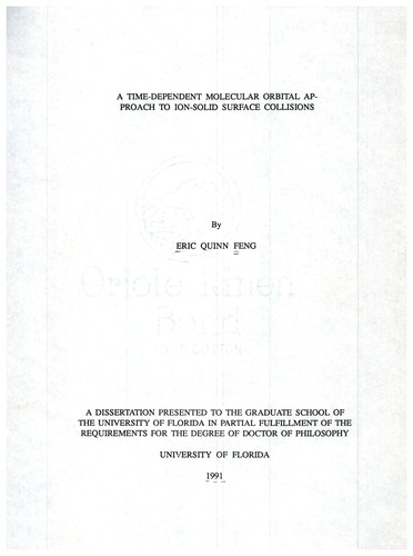 A time-dependent molecular orbital approach to ion-solid surface collisions