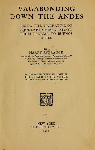 Vagabonding down the Andes