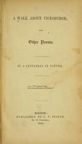 A walk about Vicksburgh