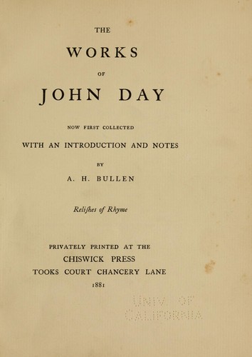 The works of John Day
