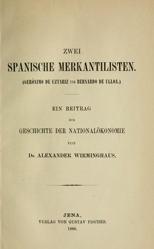 Zwei spanische Merkantilisten