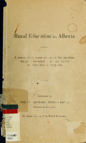 Rural education in Alberta
