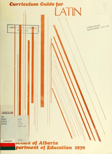 Curriculum guide for Latin