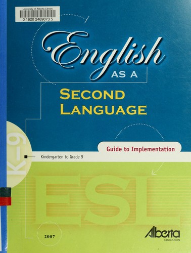 English as a second language (ESL)