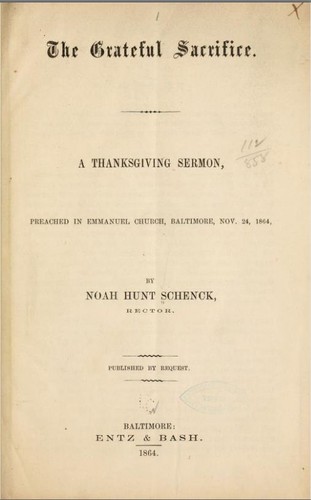 The grateful sacrifice