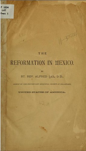 The reformation in Mexico