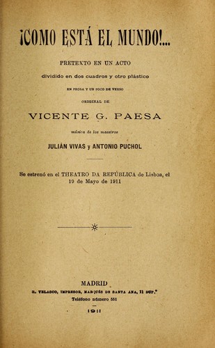 !Co mo esta  el mundo!--