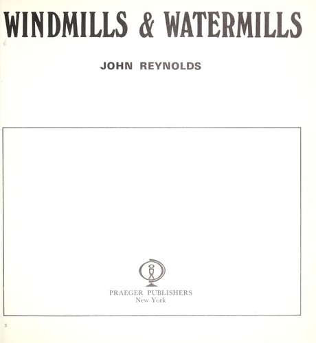 Windmills & watermills