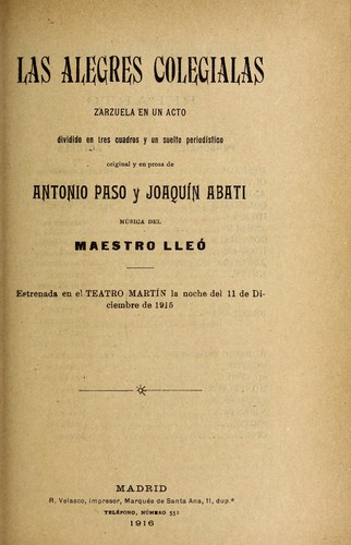 Las alegres colegiales