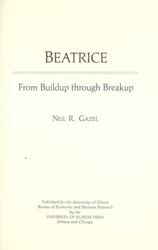 Beatrice : from buildup through breakup
