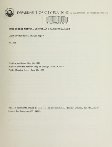 Post Street Medical Center and Parking Garage