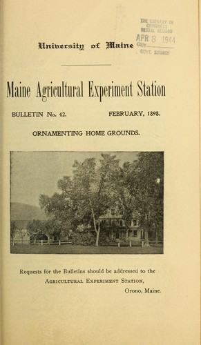 Ornamenting home grounds