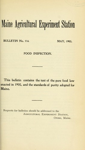 Food inspection