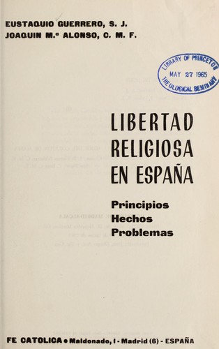 Libertad religiosa en España