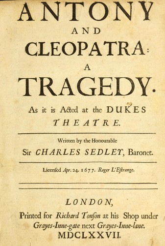 Antony and Cleopatra