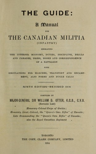 The guide: a manual for the Canadian militia (infantry)