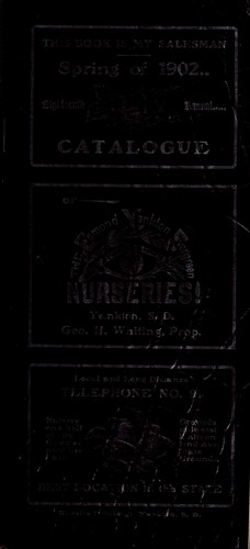 Eighteenth annual catalogue of the Esmond Yankton Evergreen Nurseries