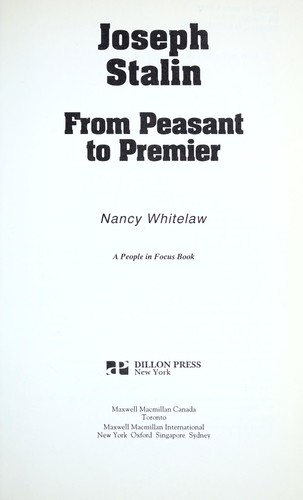 Joseph Stalin : from peasant to premier