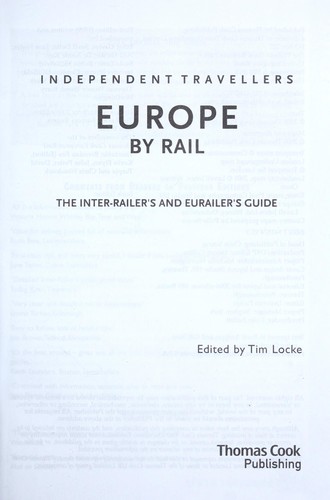 Europe by rail : the inter-railer's and Eurailer's guide