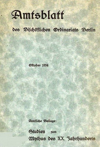 Studien zum Mythus des XX. Jahrhunderts