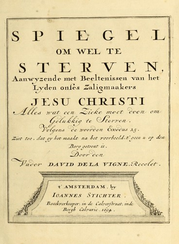 Spiegel om wel te sterven