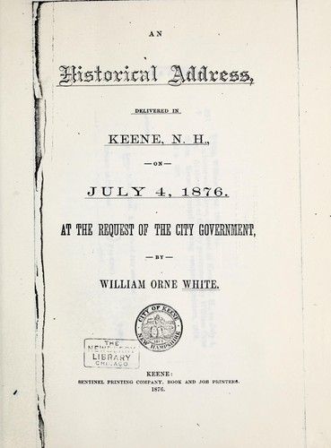 An historical address