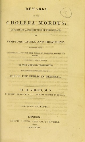 A dissertation, with practical remarks, on cholera morbus