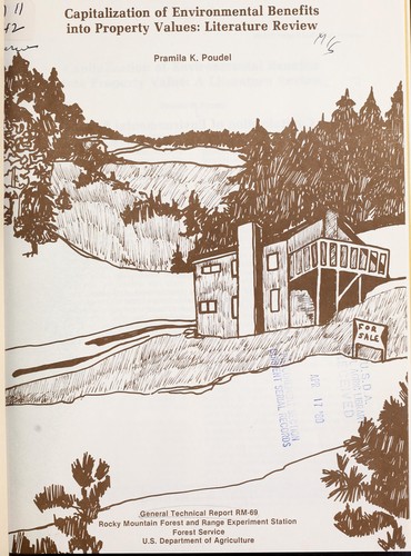 Capitalization of environmental benefits into property value: a literature review