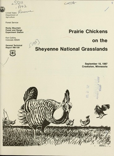 Prairie chickens on the Sheyenne National Grasslands