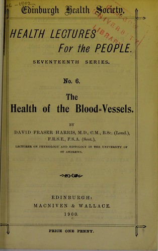 The health of the blood-vessels