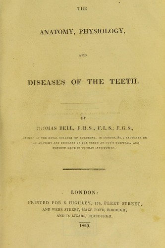 The anatomy, physiology, and diseases of the teeth