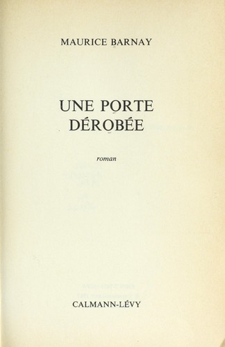 Une porte dérobée
