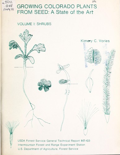 Growing Colorado plants from seed