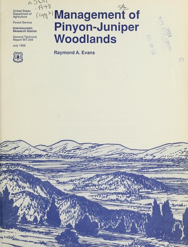 Management of pinyon-juniper woodlands
