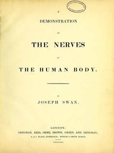 A demonstration of the nerves of the human body
